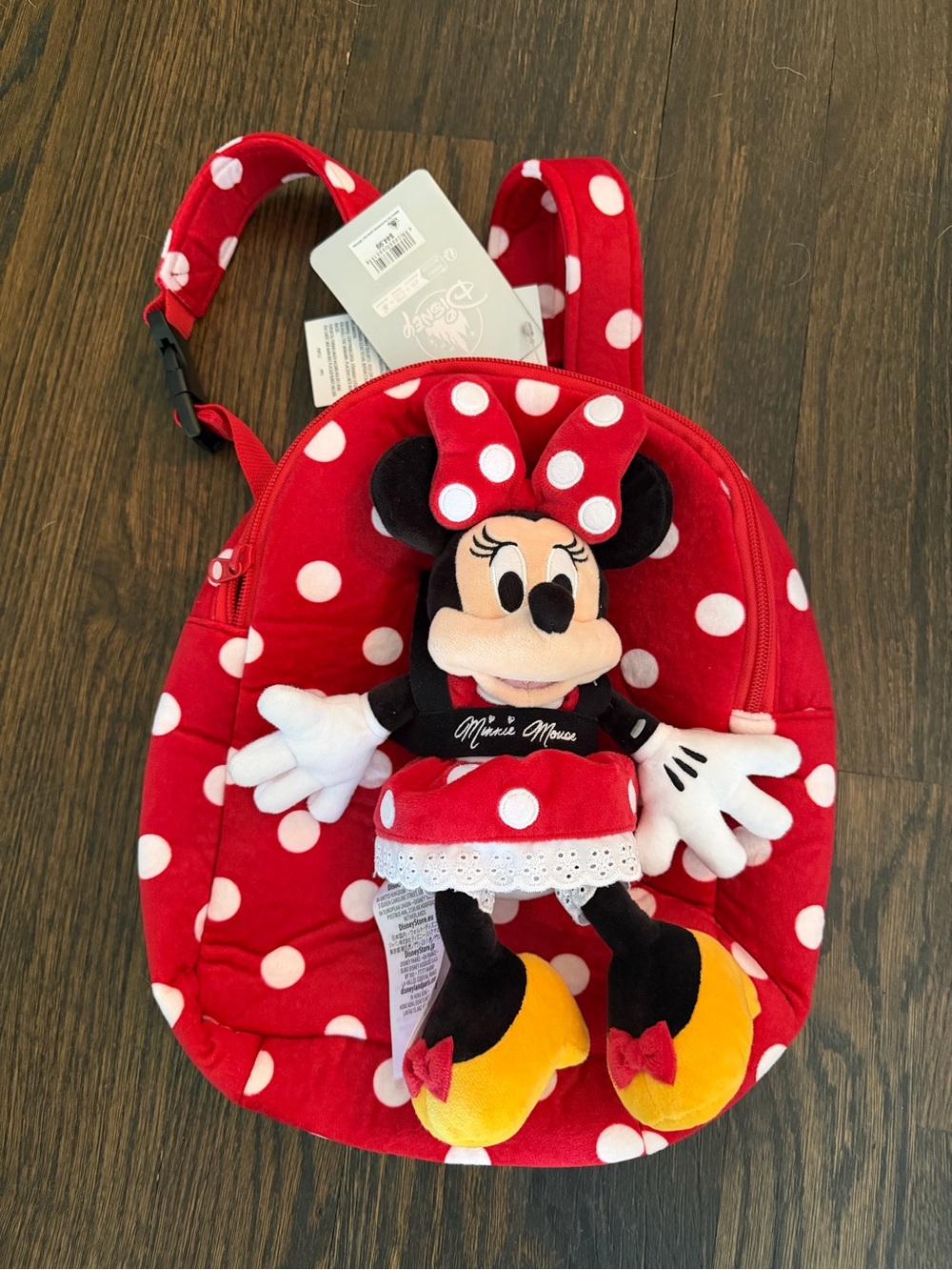 NWT Disney Plush Backpack - Minnie Mouse Doll